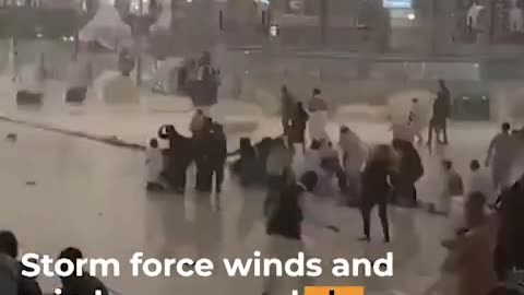 Flash flooding and heavy rain in Saudi Arabia