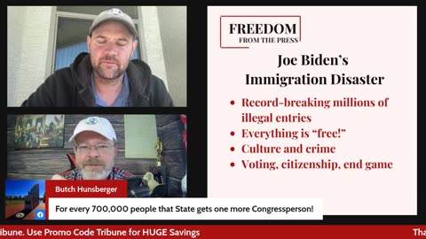 Freedom From the Press Podcast, 11/10/2023. Joe Biden's Border Disaster