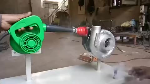 Actual Working Model of turbo Charger