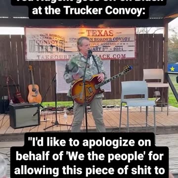 Ted Nugent goes off on Resident biden.