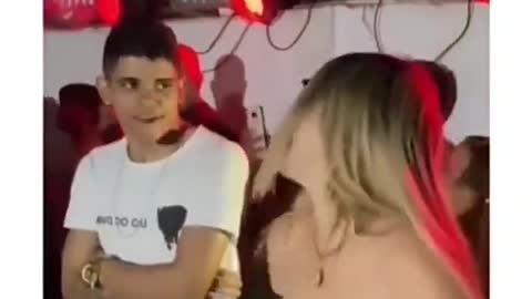 woman gives pussy at party