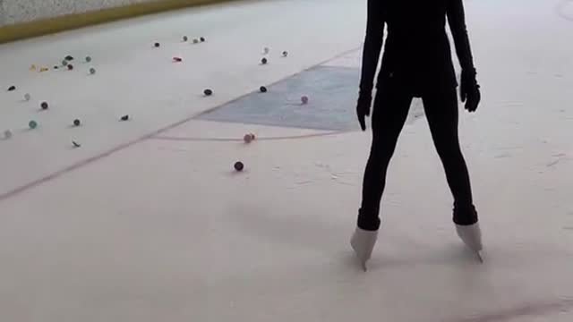 I love using toys on ice when I teach Tiny Tots how to skate!