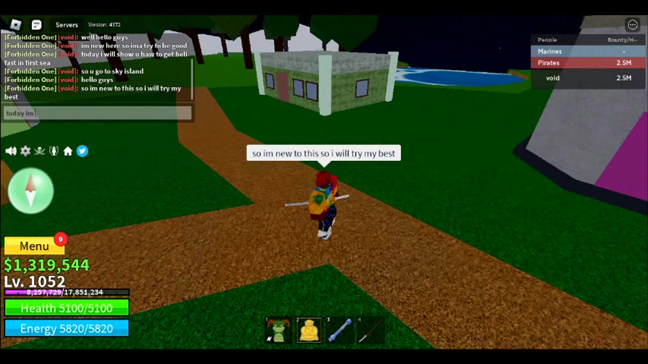 how to get beli in first sea blox fruits