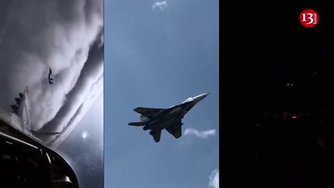 Mysterious plane spotted over Ukraine, could it be an F-16?