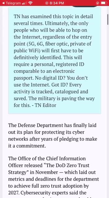 The Pentagon creates roadmap for zero trust internet access by 2027