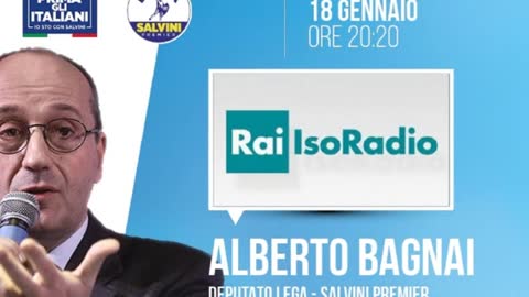 🔴 Intervista radiofonica all'On. Alberto Bagnai su "Isoradio" (18/01/2023).