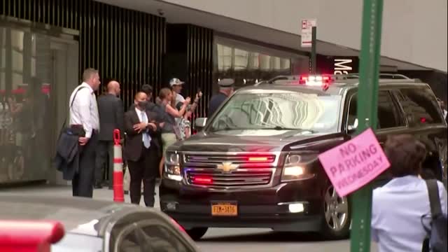 Trump departs ahead of deposition with NY Attorney General