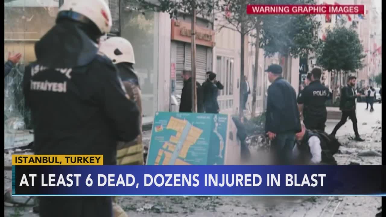 Bomb rocks avenue in heart of Istanbul 6 dead, dozens hurt