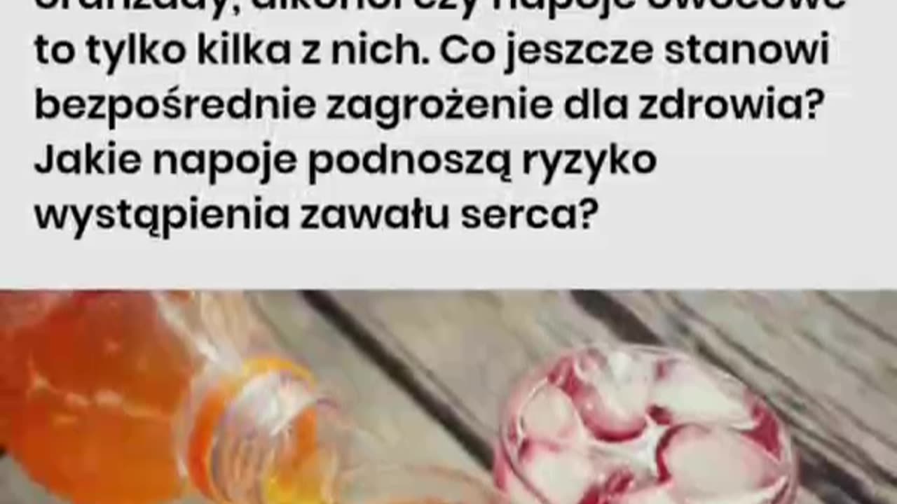 Medonet tym razem obwinia napoje gazowane obwiniane za wylewy i zawaly po szprycy