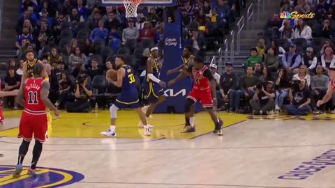 Сlassic Darnold to D.J. Moore connection... 🏈😂 Steph Curry on the full-court pass to Draymond