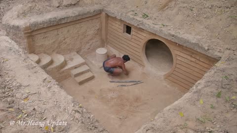 Building Underground House With Underground Swimming Pool - 2