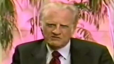 Billy Graham is burning in hell!