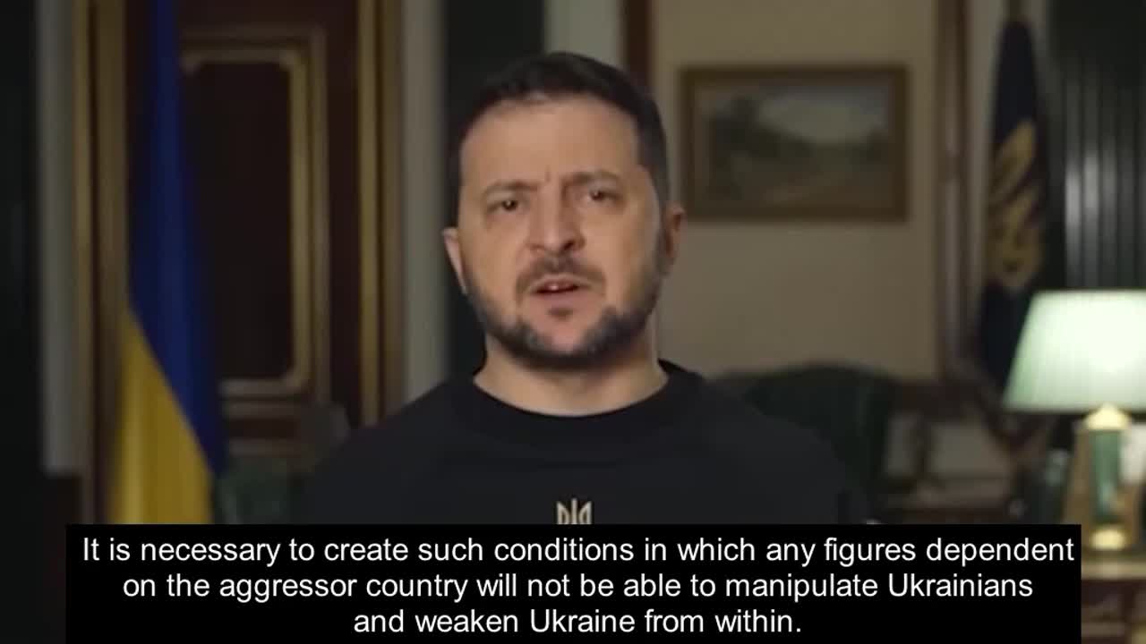 Zelensky actually announced a ban on the activities of the Ukrainian Orthodox Church