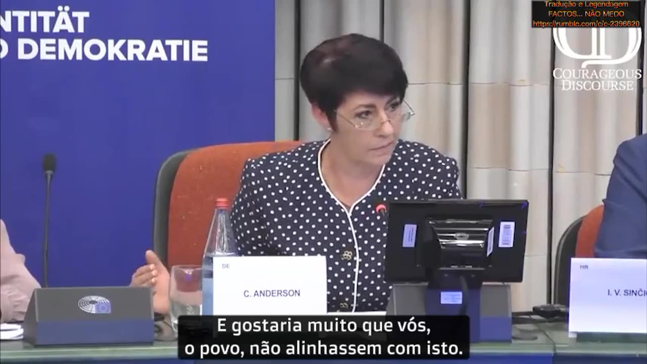 🔥📢CHRISTINE ANDERSON, EURODEP. ALEMÃ, ENFRENTEM QUALQUER TENTATIVA DE RESSUSCITAR A TIRANIA COVID COM O INCUMPRIMENTO EM MASSA🔥📢