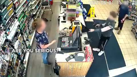 12 year old kid robs a gas station in Michigan