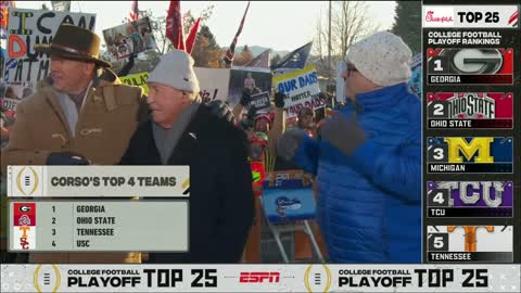 LEE CORSO LISTS HIS TOP 4 CFP TEAMS | College GameDay