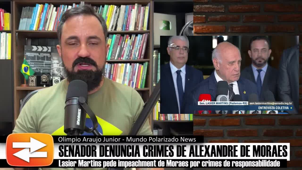 Senador DENUNCIA CRIMES do XANDÃO e Pede Impeachment - By Mundo Polarizado