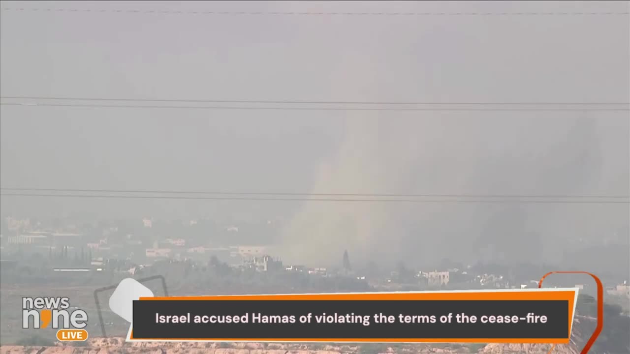 Gaza_ Khan Younis Hit by Strikes_ Cease-Fire Shattered