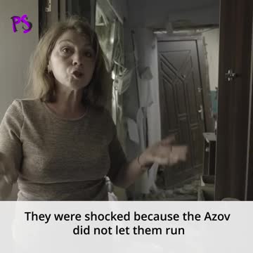 “Azov fired at us." Testimony from people who lived at the Azovstal plant