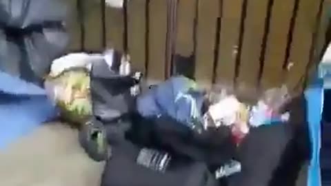 The Irish government is importing so many people that they're literally spilling out onto...