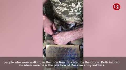 Moment injured Ukrainian soldiers are rescued with the help of a drone