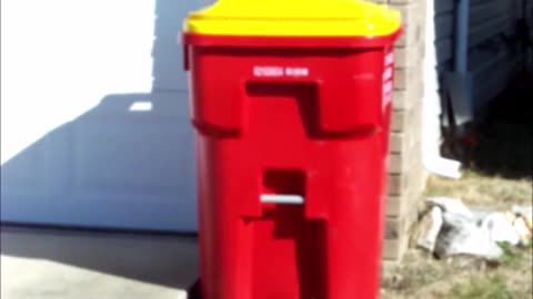 Invasion of the Red Garbage Cans, Missouri