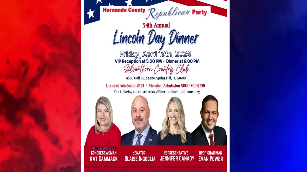 Republican Lincoln Day Dinner Hernando County