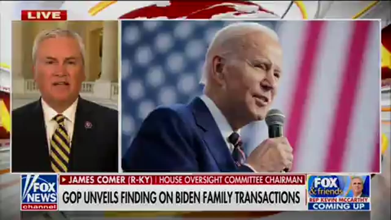 Steve Doocy questions Comer on Bidens