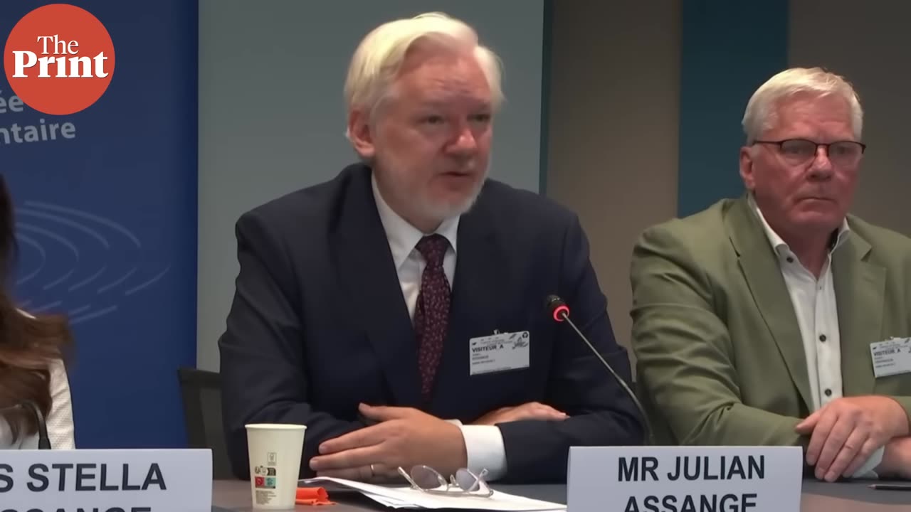 Assange's 1st public statement after he was released from prison: 'Pled guilty to journalism'