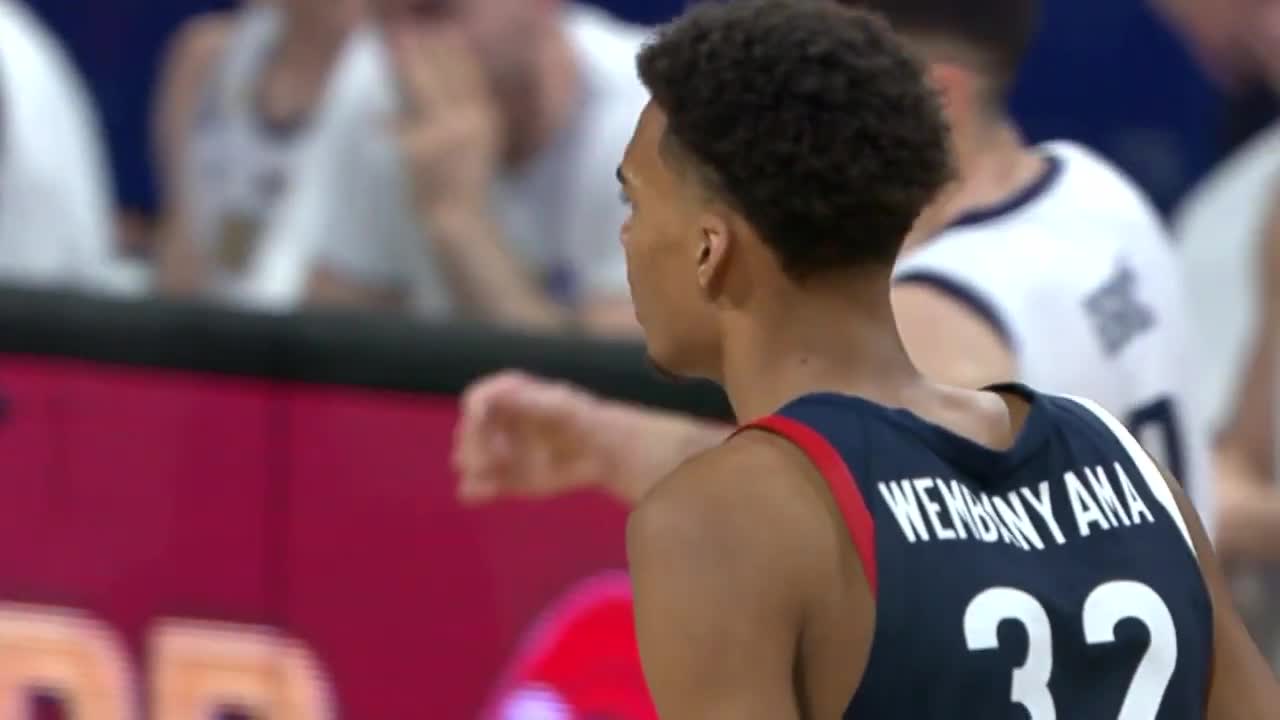 "The ALIEN" Victor Wembanyama!! FIBAHIGHLIGHTS