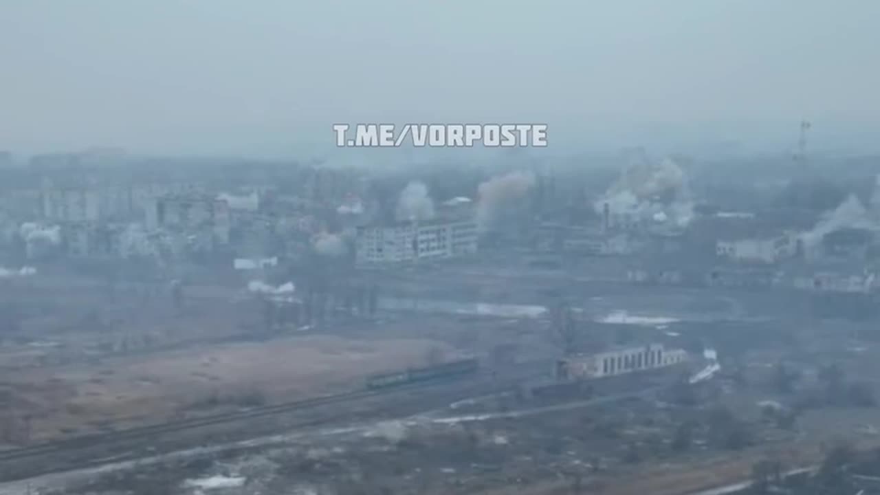 Artyomovsk - Bakhmut From Above - The Hard Fighting Continues