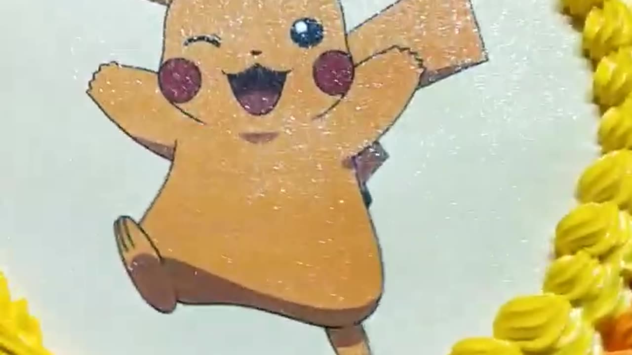 Pikachu cake Chef Krishna