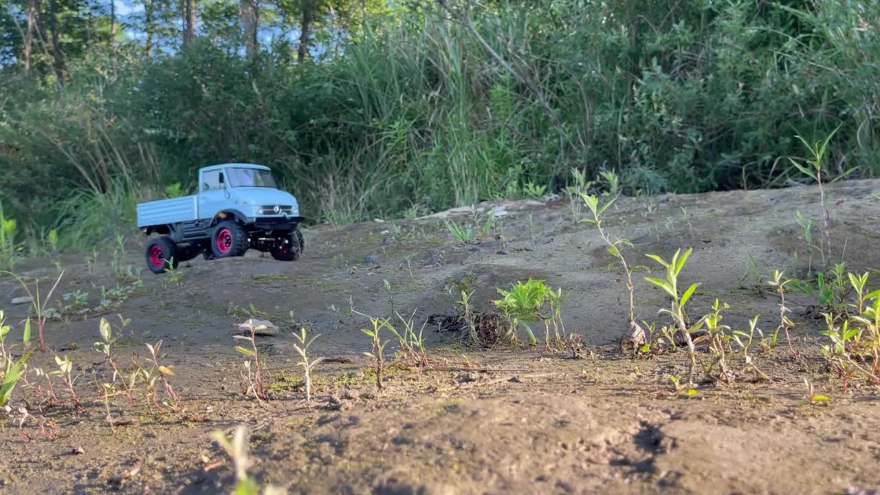 TAMIYA CC-02 UNIMOG RUN VIDEO