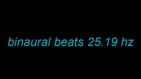 binaural beats 25.19 hz