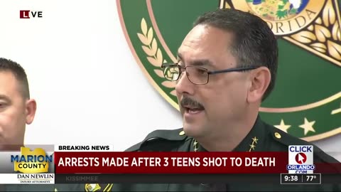 Marion sheriff announces arrests of boys, 12 and 17, in murders of 3 teens