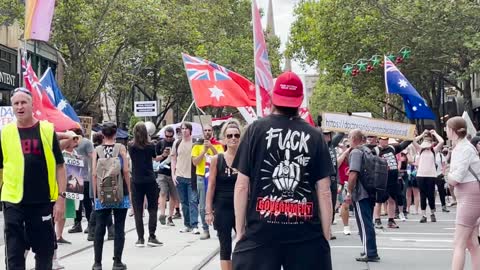 Hand off our Kids , Millions Marching 26FEB 2022 Melbourne