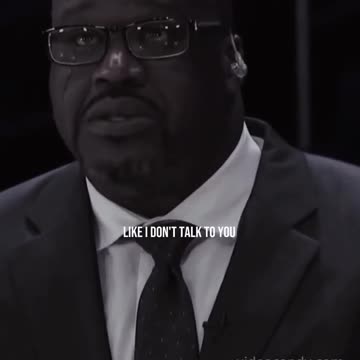 Shaquille O’Neal emotional speech