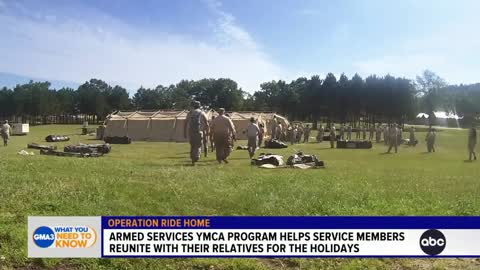 YMCA program helps service members get home for the holidays