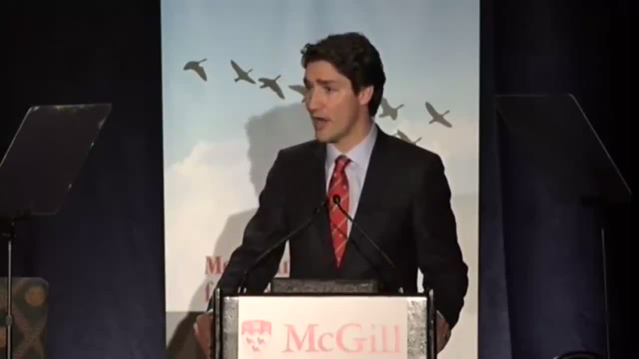Trudeau 2015 talking about Trudeau 2022