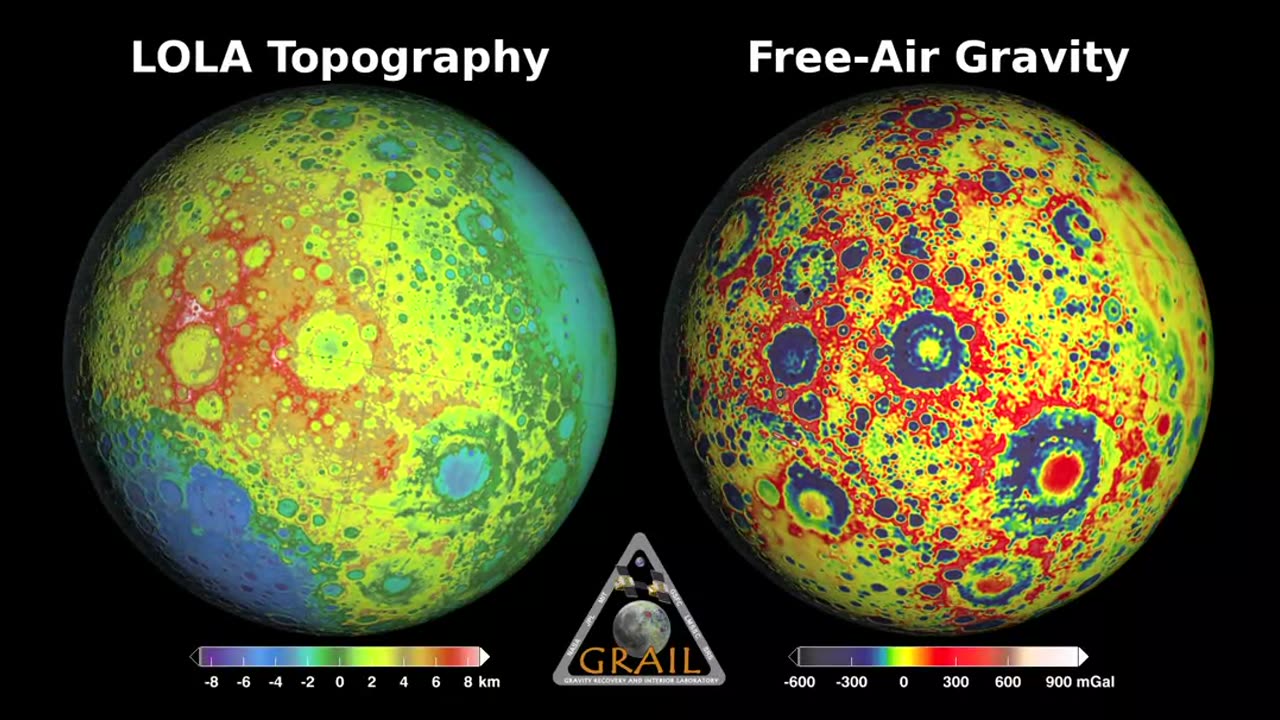 GRAIL Primary Mission Gravity Maps (AGU 2012)