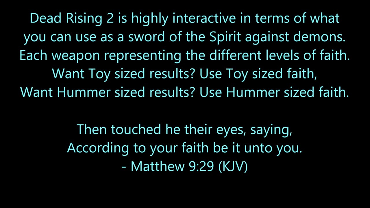 Want Toy sized results? Use Toy sized faith, Want Hummer sized results? Use Hummer sized faith.