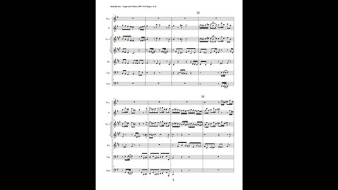 J.S. Bach – Fugue in E Minor, BWV 533 (Brass Quintet + Piccolo & Flute)