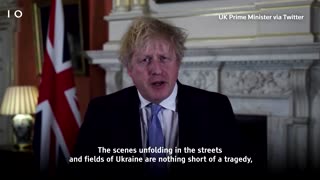 UK's Johnson appeals to Russians