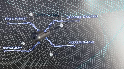 Drone Missile 3D Presentation