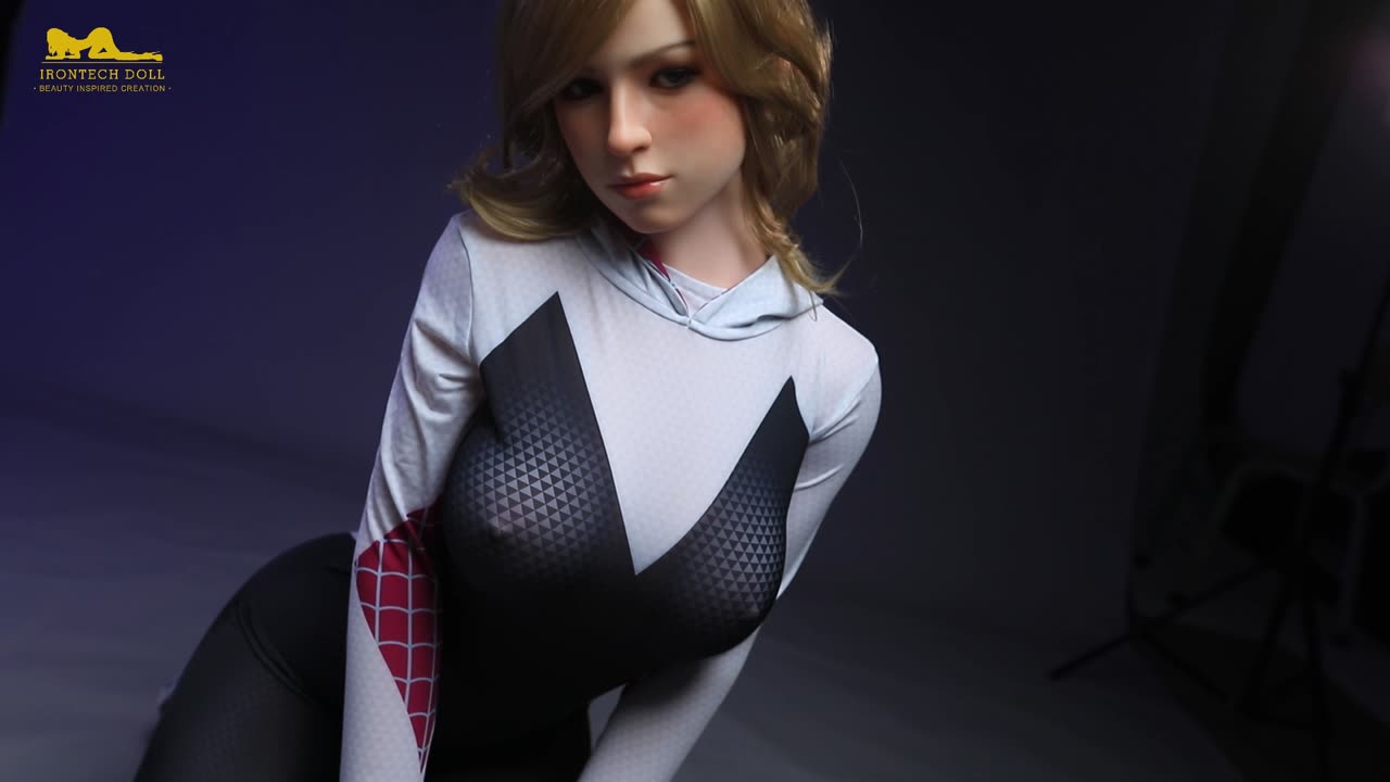 Sexy Spider Gwen Sex Doll 167cm (B-Cup) by Irontech Doll Showroom Video