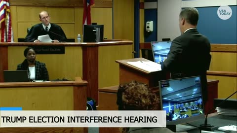 Fulton County Judge Scott McAfee holds hearing in Trump election interference case