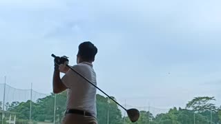 Sembwang Country Club Driving Range : Golf Driver Swing Session