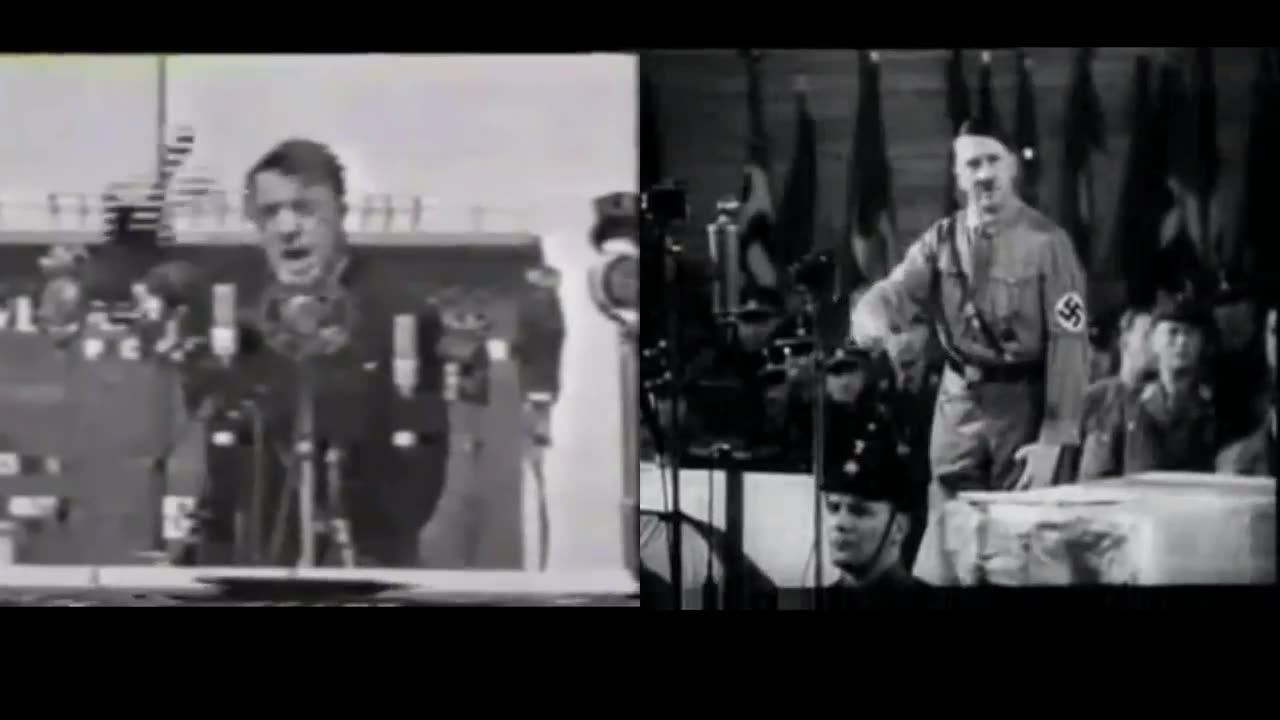 Charles Coughlin Adolf Hitler Side by Side catholic germany inspiration