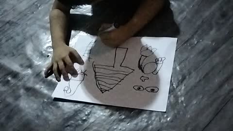 This Little Boy is a Future Artist