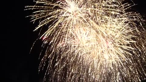 Multiple amazing, beautiful and attractive fireworks